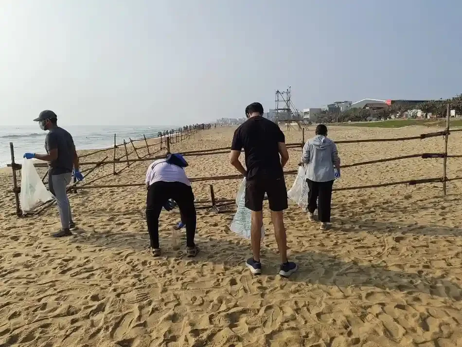Thiruvalluvar Nagar Beach Cleanup