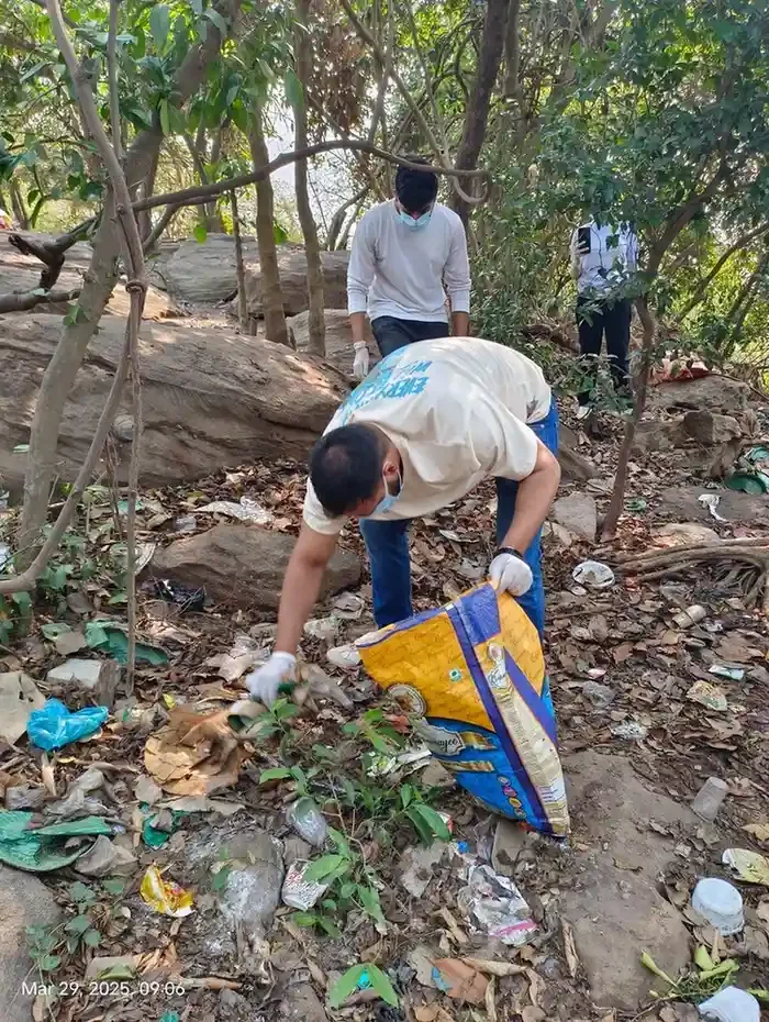 Cleanup drive in Shikharachandi Hills